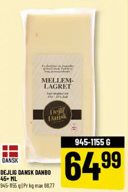 Løvbjerg Dejlig dansk danbo 45+ ml tilbud