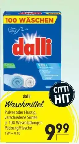 Citti Dalli Waschmittel tilbud