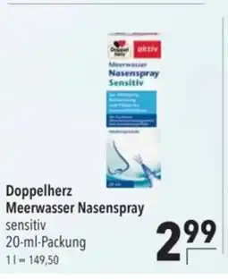 Citti Doppelherz Meerwasser Nasenspray tilbud