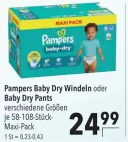 Citti Pampers Baby Dry Windeln oder Baby Dry Pants tilbud