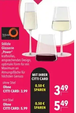 Citti Stölzle Glasserie „Power tilbud