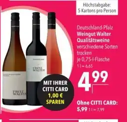 Citti Weingut Walter Qualitätsweine tilbud
