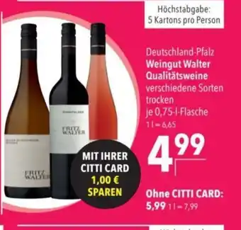 Citti Weingut Walter Qualitätsweine tilbud