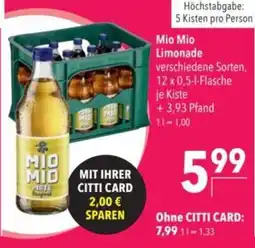 Citti Mio Mio Limonade tilbud