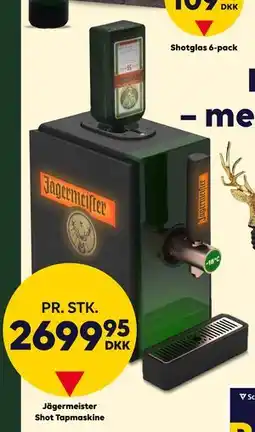 BorderShop Jägermeister Shot Tapmaskine, DKK 2699.95 tilbud