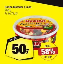 Calle Haribo Matador X-mas, DKK 50 tilbud