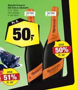 Calle Mionetto Prosecco DOC Brut el. Alkoholfri, DKK 50 tilbud