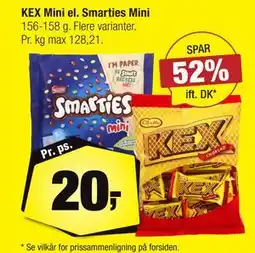 Calle KEX Mini el. Smarties Mini, DKK 20 tilbud