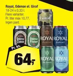 Calle Royal, Odense el. Giraf, DKK 64 tilbud