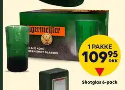 BorderShop Shotglas 6-pack, DKK 109.95 tilbud