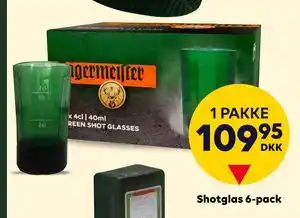 BorderShop Shotglas 6-pack, DKK 109.95 tilbud