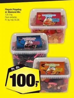 Calle Pingvin Pingeling el. Weekend Mix, DKK 100 tilbud