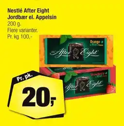 Calle Nestlé After Eight Jordbær el. Appelsin, DKK 20 tilbud