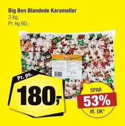 Calle Big Ben Blandede Karameller, DKK 180 tilbud