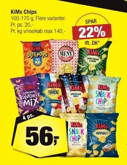 Calle KiMs Chips, DKK 56 tilbud