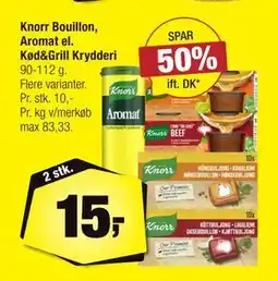 Calle Knorr Bouillon, Aromat el. Kød&Grill Krydderi, DKK 15 tilbud
