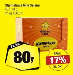 Calle Stjernehaps Mini Salami, DKK 80 tilbud