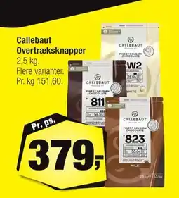 Calle Callebaut Overtræksknapper, DKK 379 tilbud