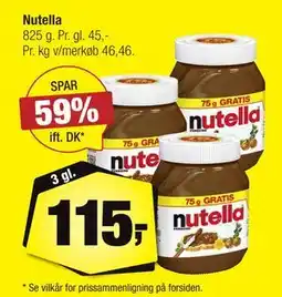 Calle Nutella, DKK 115 tilbud