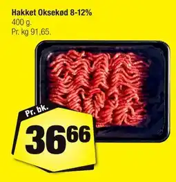 Calle Hakket Oksekød 8-12%, DKK 36.66 tilbud