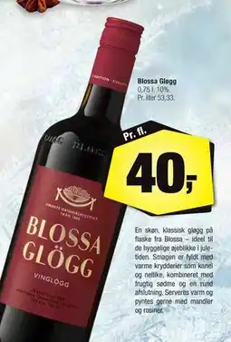 Calle Blossa Gløgg, DKK 40 tilbud