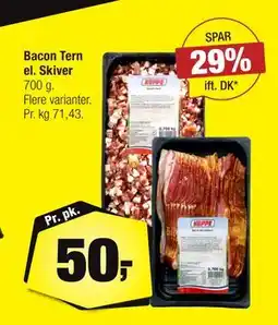 Calle Bacon Tern el. Skiver, DKK 50 tilbud