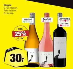 Calle Kingpin, DKK 30 tilbud