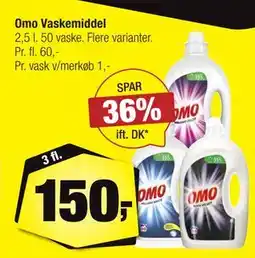 Calle Omo Vaskemiddel, DKK 150 tilbud