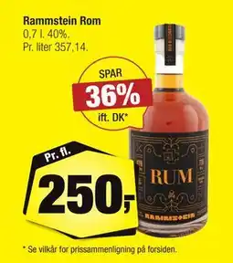 Calle Rammstein Rom, DKK 250 tilbud