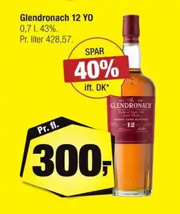 Calle Glendronach 12 YO, DKK 300 tilbud