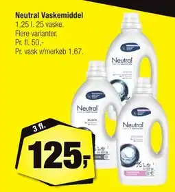 Calle Neutral Vaskemiddel, DKK 125 tilbud