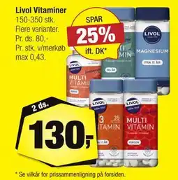 Calle Livol Vitaminer, DKK 130 tilbud