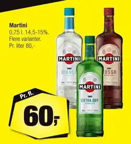 Calle Martini, DKK 60 tilbud