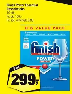 Calle Finish Power Essential Opvasketabs, DKK 299 tilbud