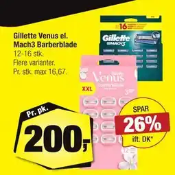 Calle Gillette Venus el. Mach3 Barberblade, DKK 200 tilbud
