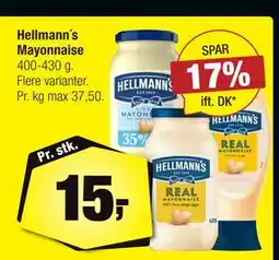 Calle Hellmann´s Mayonnaise, DKK 15 tilbud