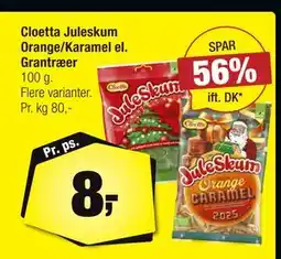 Calle Cloetta Juleskum Orange/Karamel el. Grantræer, DKK 8 tilbud