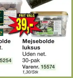 Harald Nyborg Mejsebolde luksus, DKK 39 tilbud