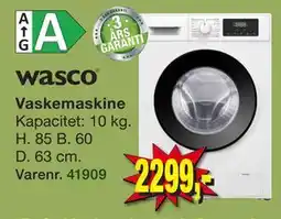 Harald Nyborg Vaskemaskine, DKK 2299 tilbud