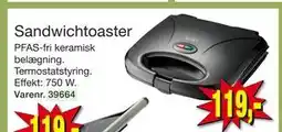 Harald Nyborg Sandwichtoaster, DKK 119 tilbud