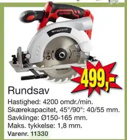 Harald Nyborg Rundsav, DKK 499 tilbud