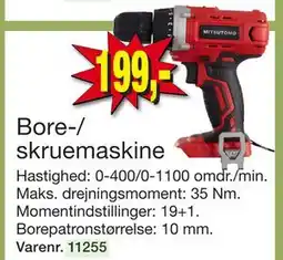 Harald Nyborg Bore-/ skruemaskine, DKK 199 tilbud
