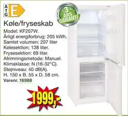 Harald Nyborg Køle/fryseskab, DKK 1999 tilbud