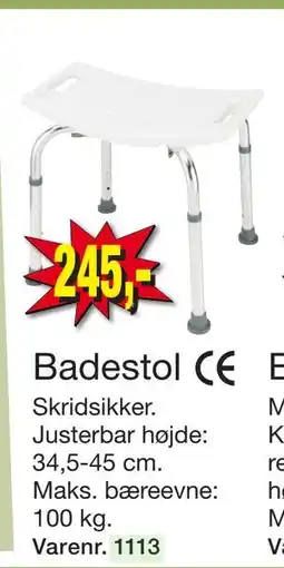 Harald Nyborg Badestol, DKK 245 tilbud