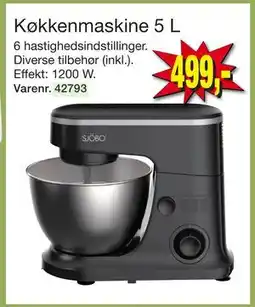 Harald Nyborg Køkkenmaskine 5 L, DKK 499 tilbud