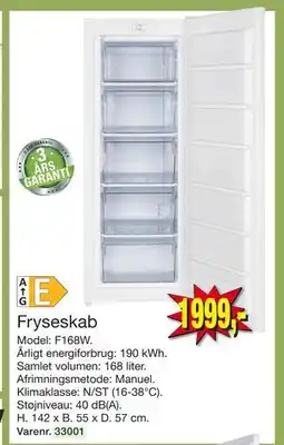 Harald Nyborg Fryseskab, DKK 1999 tilbud