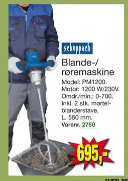 Harald Nyborg Blande-/ røremaskine, DKK 695 tilbud