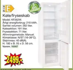 Harald Nyborg Køle/fryseskab, DKK 2499 tilbud