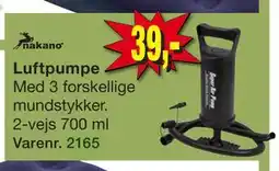 Harald Nyborg Luftpumpe, DKK 39 tilbud