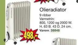 Harald Nyborg Olieradiator., DKK 498 tilbud
